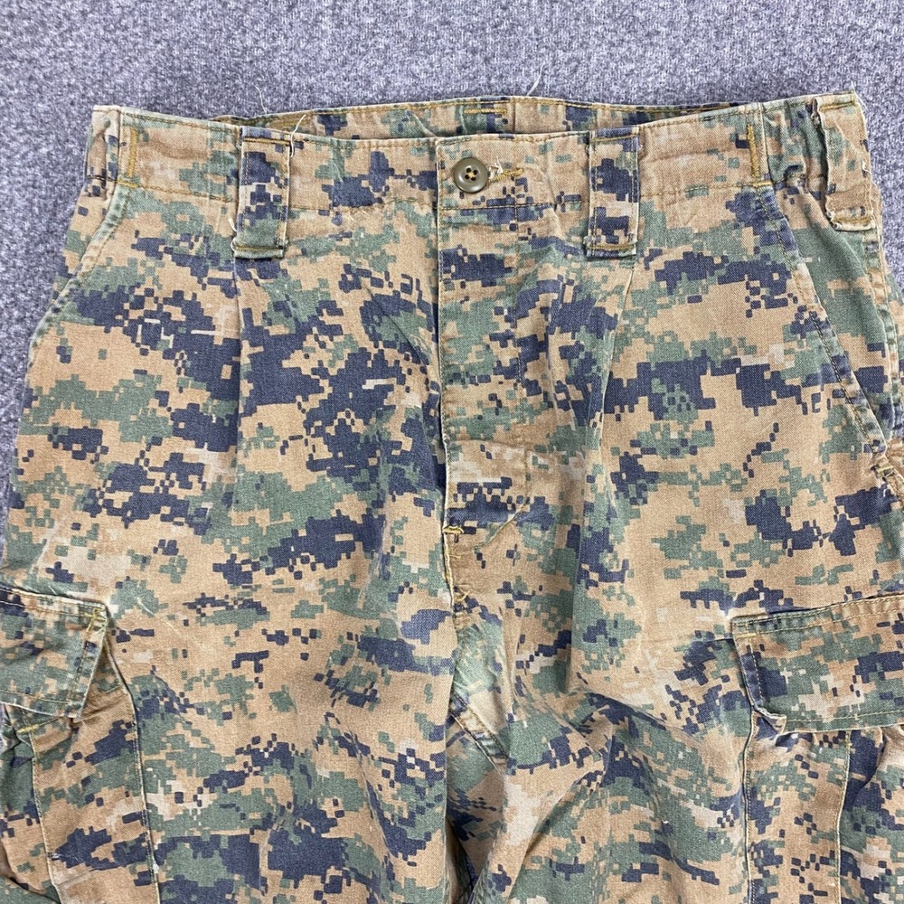USMC FROG Woodland MARPAT Combat Trousers Mens M-R Green‎ Camo USA Military - Picture 9 of 14